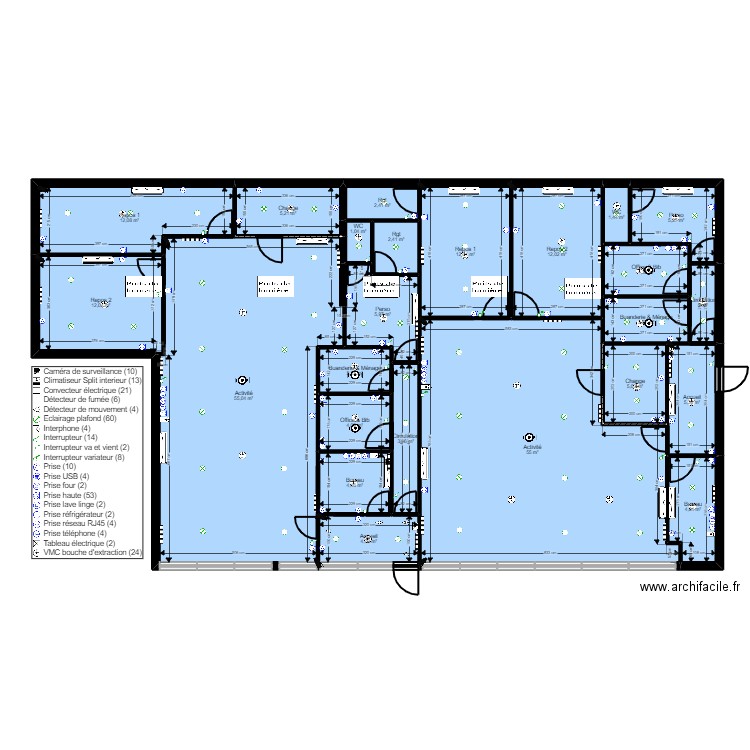 Mennecy Projet elec Jordan. Plan de 0 pièce et 0 m2