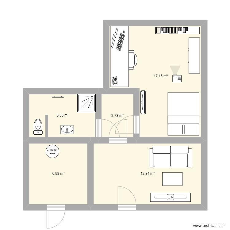 Rénovation Grange. Plan de 0 pièce et 0 m2