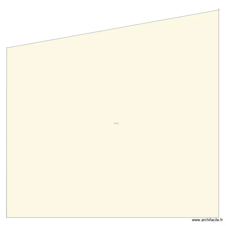 surface du terrain. Plan de 