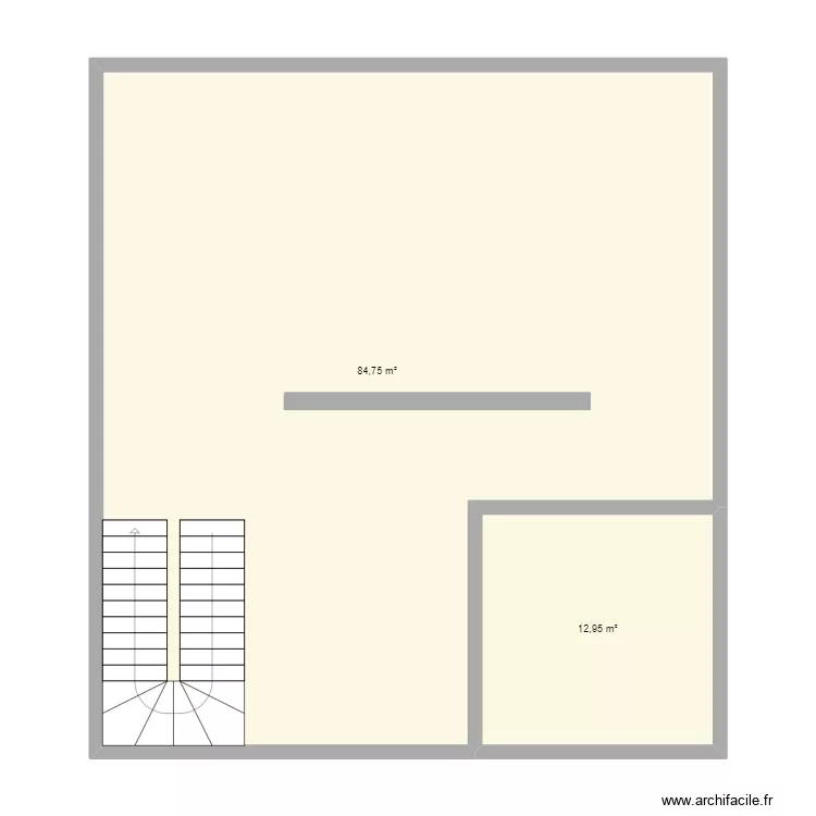 maison 1ere etage. Plan de 