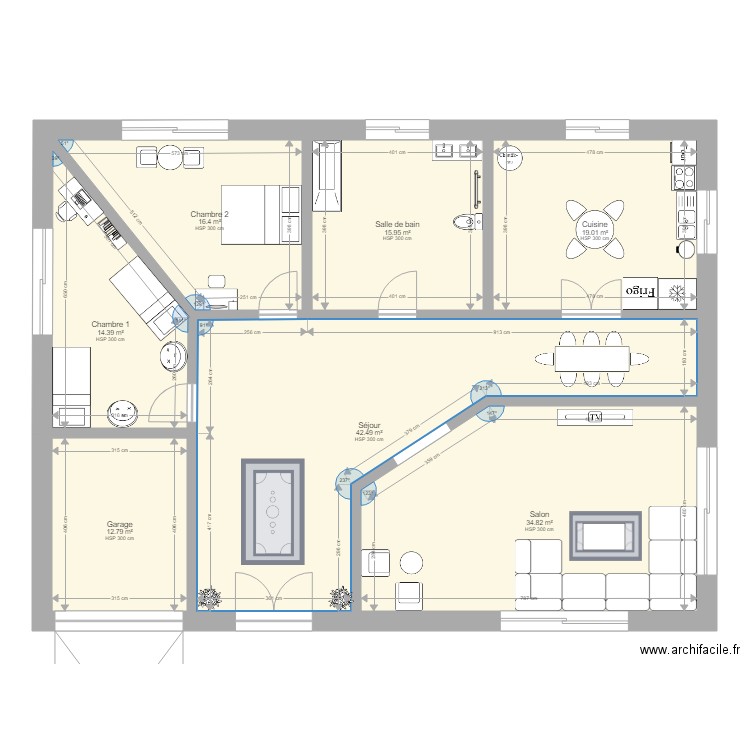 Plan 2. Plan de 0 pièce et 0 m2