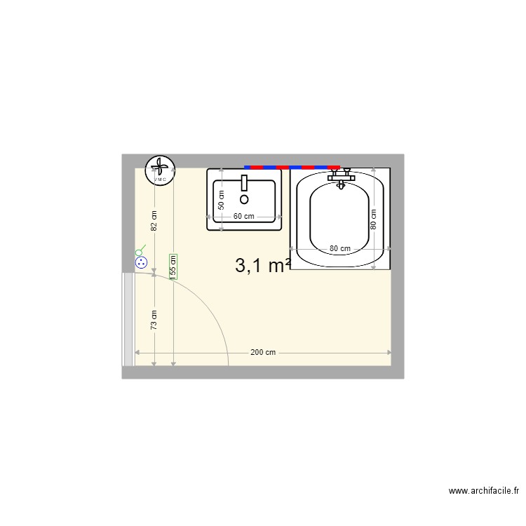 MATTON existant. Plan de 0 pièce et 0 m2