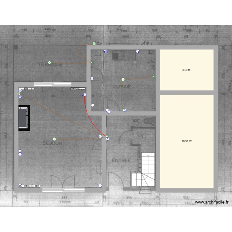 rdc. Plan de 0 pièce et 0 m2