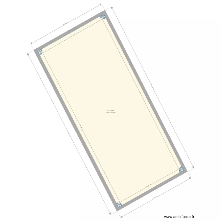 La Brosse Nouans gite2. Plan de 
