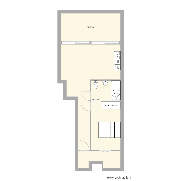 lagueyrie. Plan de 0 pièce et 0 m2
