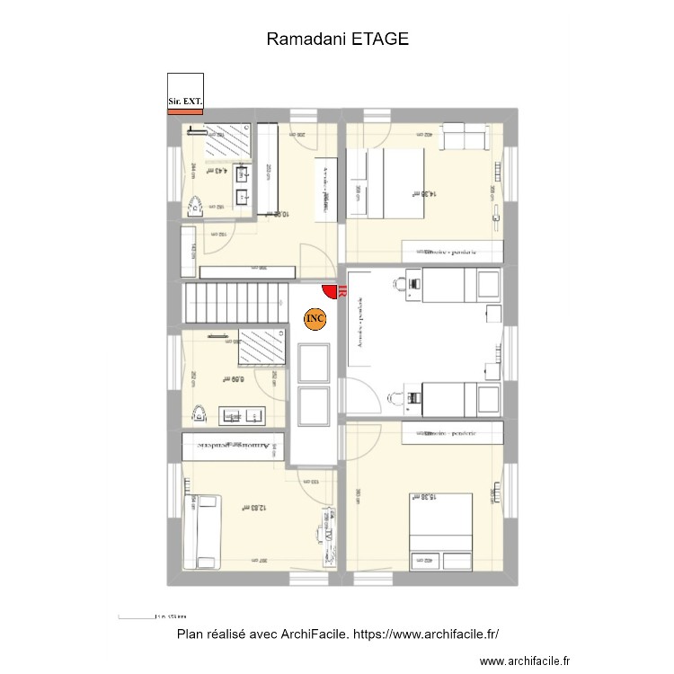 Ramadani Etage. Plan de 0 pièce et 0 m2
