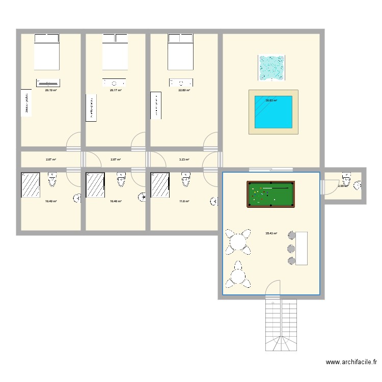 green house basement. Plan de 0 pièce et 0 m2