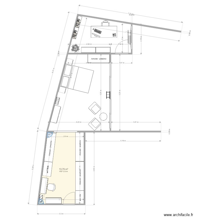 driss ousboul annexe. Plan de 0 pièce et 0 m2