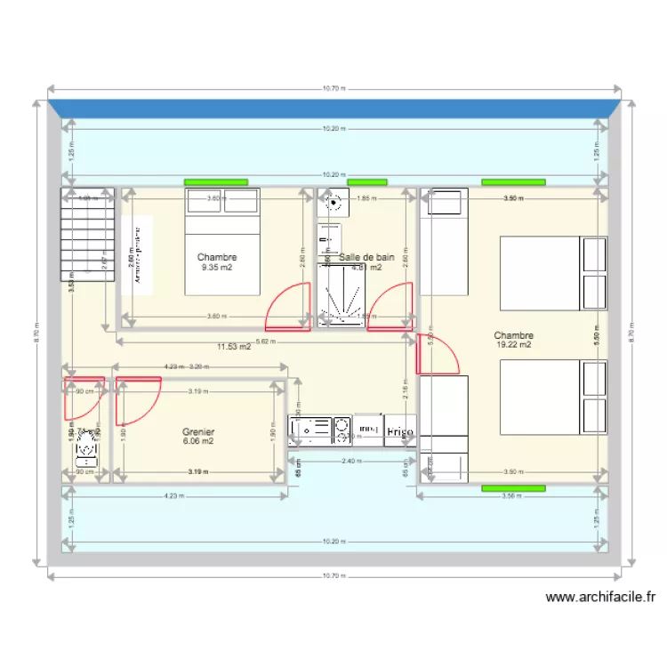 Etage 01 du 16 mai 2016. Plan de Etage 01 du 16 mai 2016. Plan de