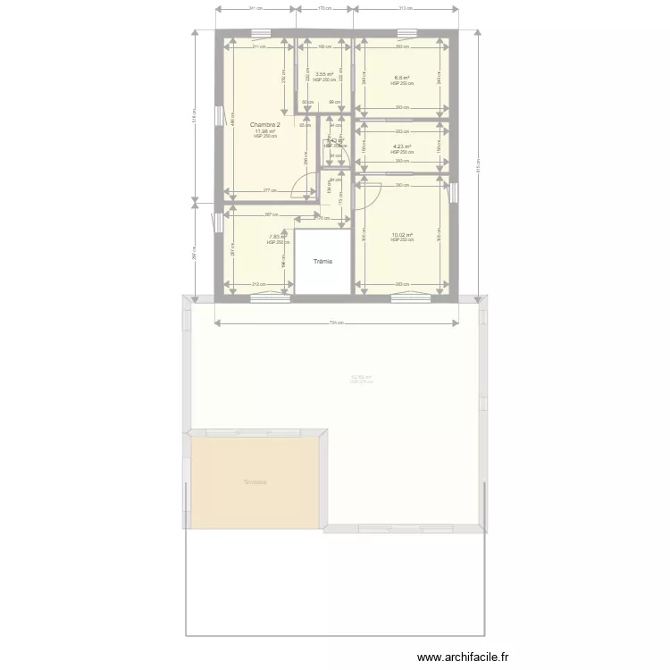leognan 5 avec etage. Plan de leognan 5 avec etage. Plan de