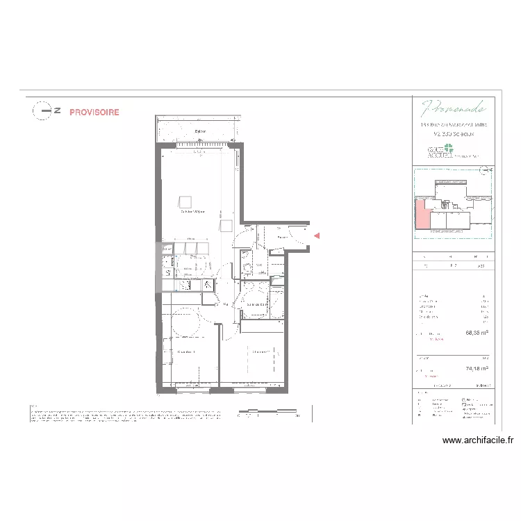 Promenade Pilet 2. Plan de 