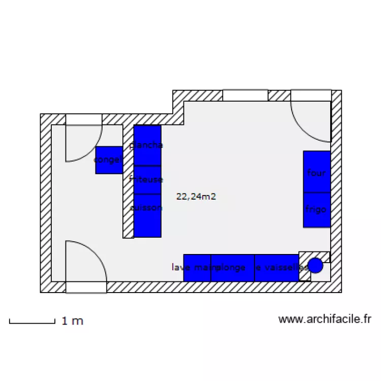 cuisine. Plan de cuisine. Plan de