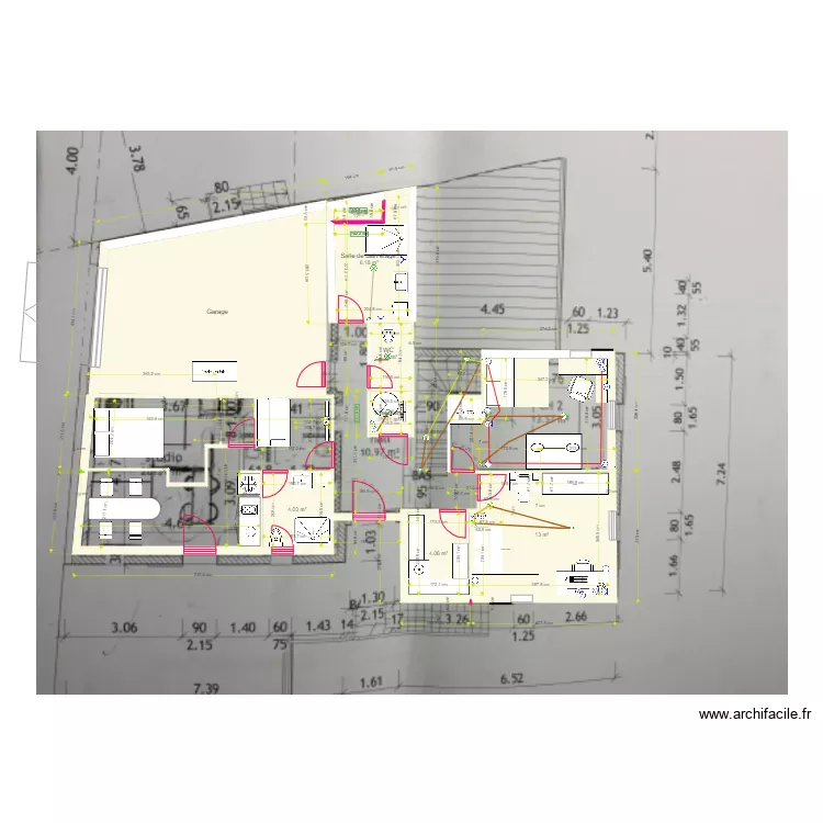 suite sophie12. Plan de 