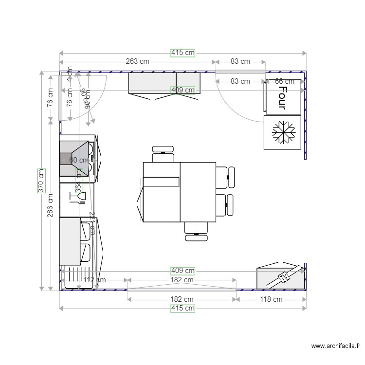 cuisine 83 desmarest. Plan de 0 pièce et 0 m2