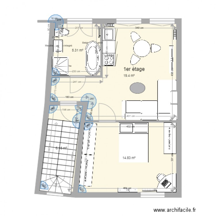 pietro nr 1 nr 3. Plan de 0 pièce et 0 m2