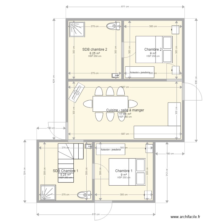 St Bernard projet 2. Plan de 0 pièce et 0 m2