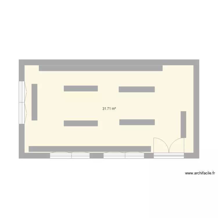 Cave arts et vins. Plan de 