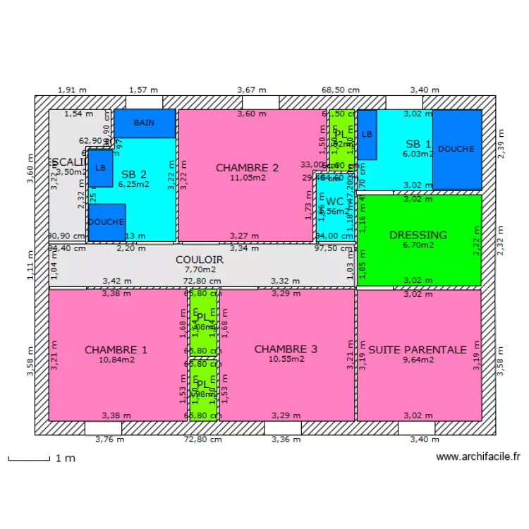 ETAGE 2. Plan de ETAGE 2. Plan de