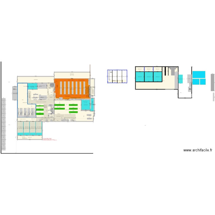 Projet agencement Station de conditionnement v4. Plan de 0 pièce et 0 m2