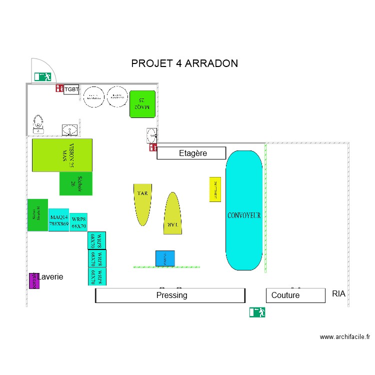 PROJET 4 ARRADON. Plan de 0 pièce et 0 m2