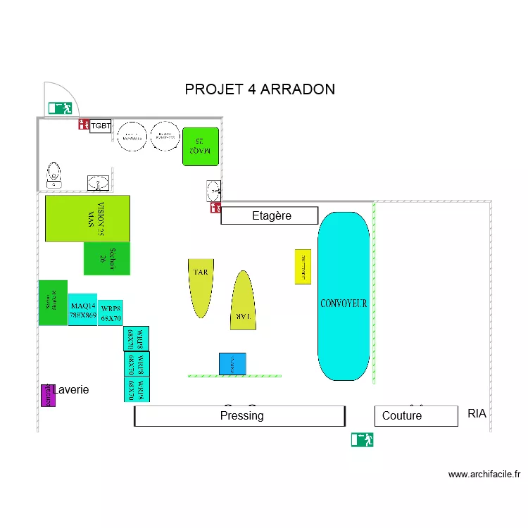 PROJET 4 ARRADON. Plan de 