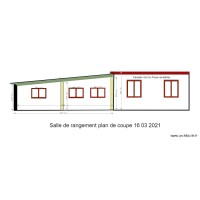 Salle de rangement plan de coupe  16 03 2021