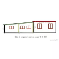 Salle de rangement plan de coupe  16 03 2021