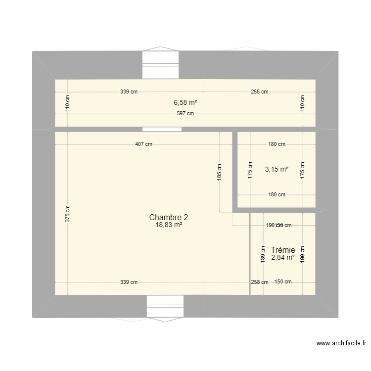 BOUQUIN J - SAFTI. Plan de 11 pièces et 100 m2