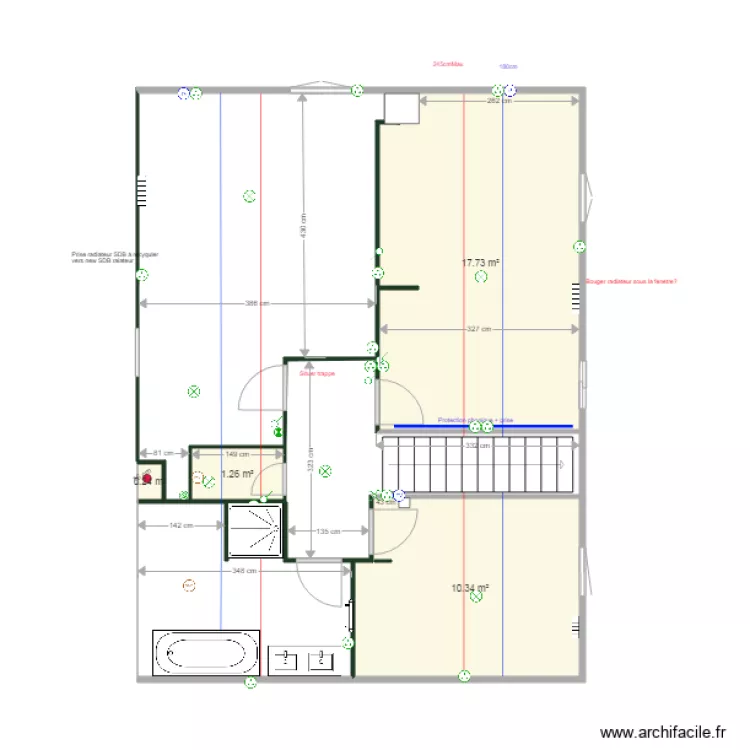 Etage1Electricit&eacute;FinaleGOAL. Plan de 
