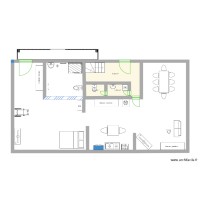 Plan rez de chaussé 3D