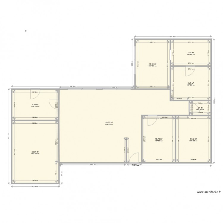 MAISON EN  L 3. Plan de 0 pièce et 0 m2
