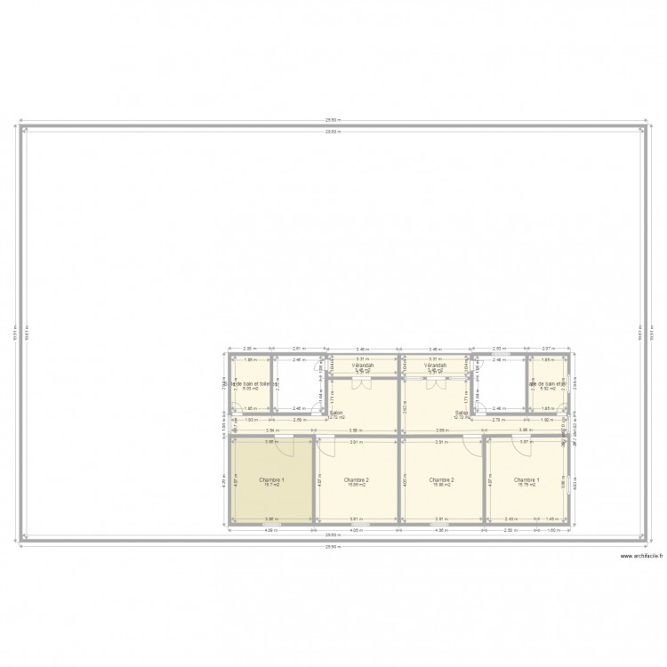 Studios Douala. Plan de 0 pièce et 0 m2