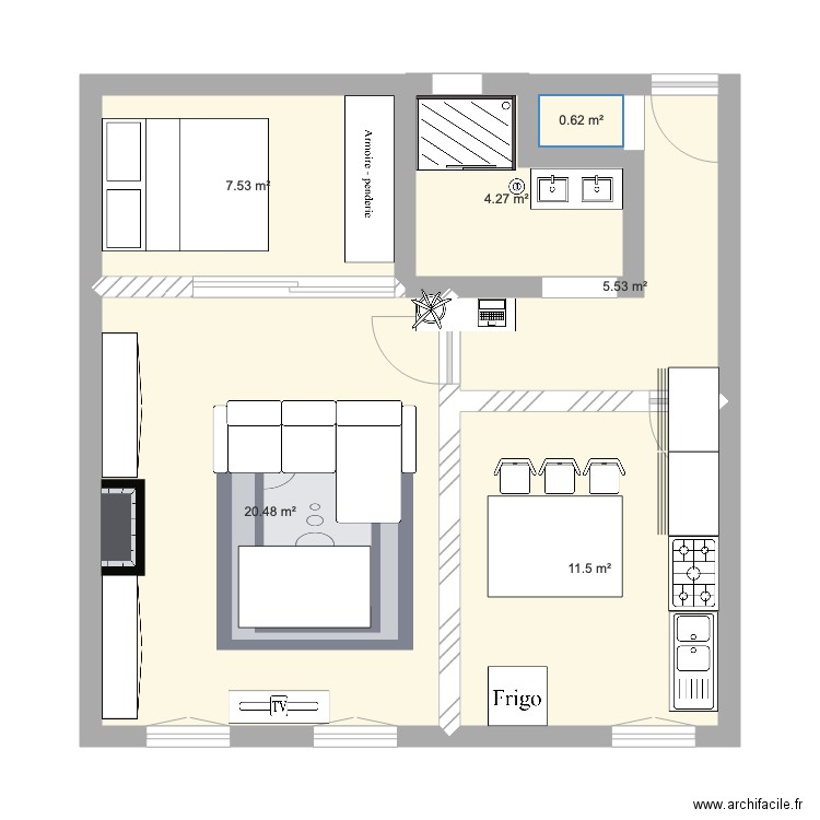 Appartement Lyon. Plan de 0 pièce et 0 m2