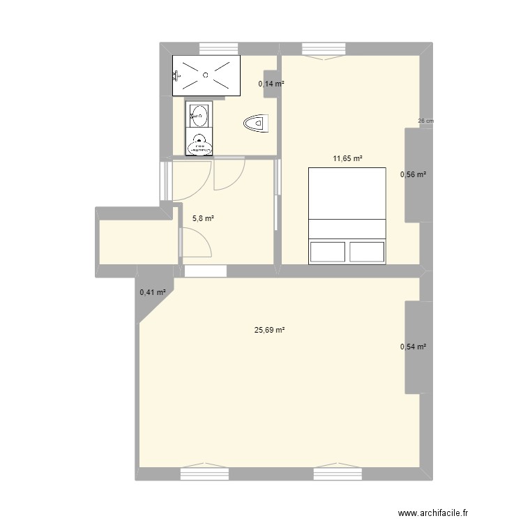 24 ORNANO. Plan de 0 pièce et 0 m2