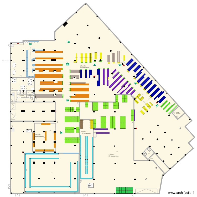 Reuilly NEWCF Plan 1 (1). Plan de 20 pièces et 838 m2