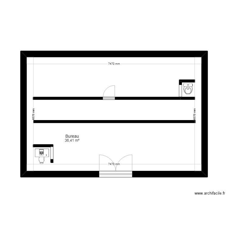 plan. Plan de 0 pièce et 0 m2