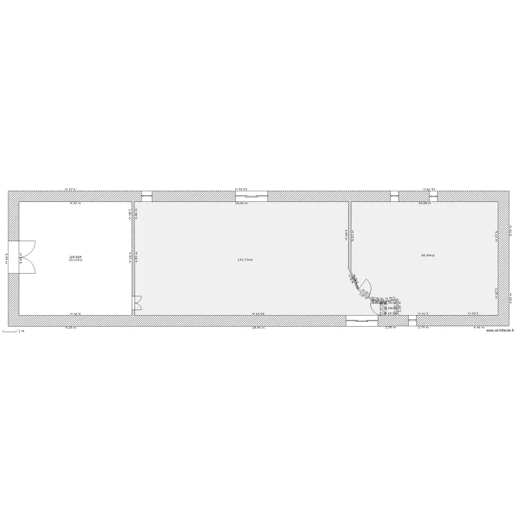 ouest complet. Plan de 