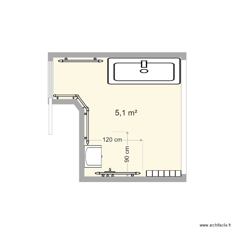 ARSLAN SDB projet. Plan de 0 pièce et 0 m2