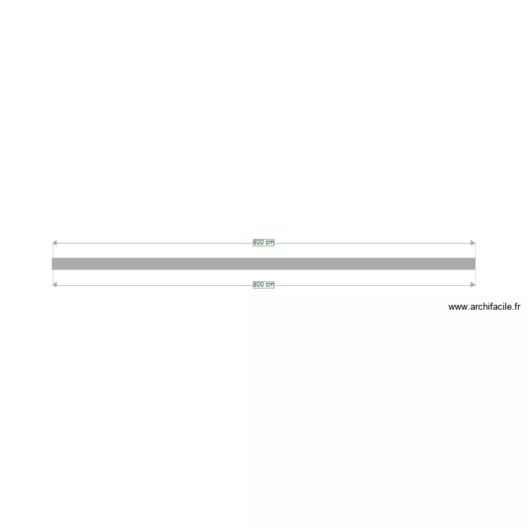 FACADE ARRIERE. Plan de 