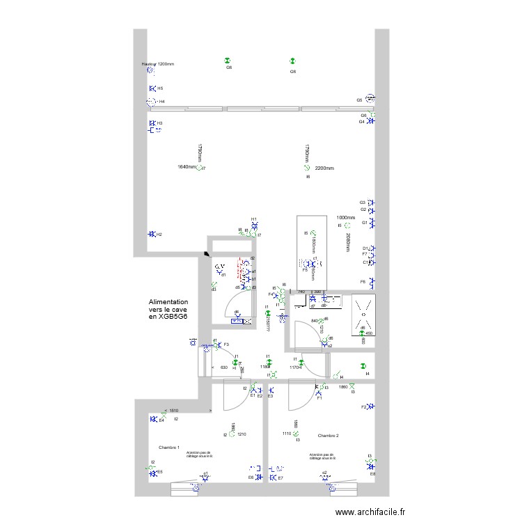 Appartement B2. Plan de 0 pièce et 0 m2