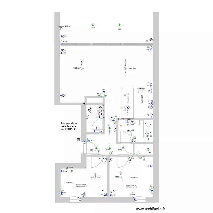 Appartement B2. Plan de Appartement B2. Plan de