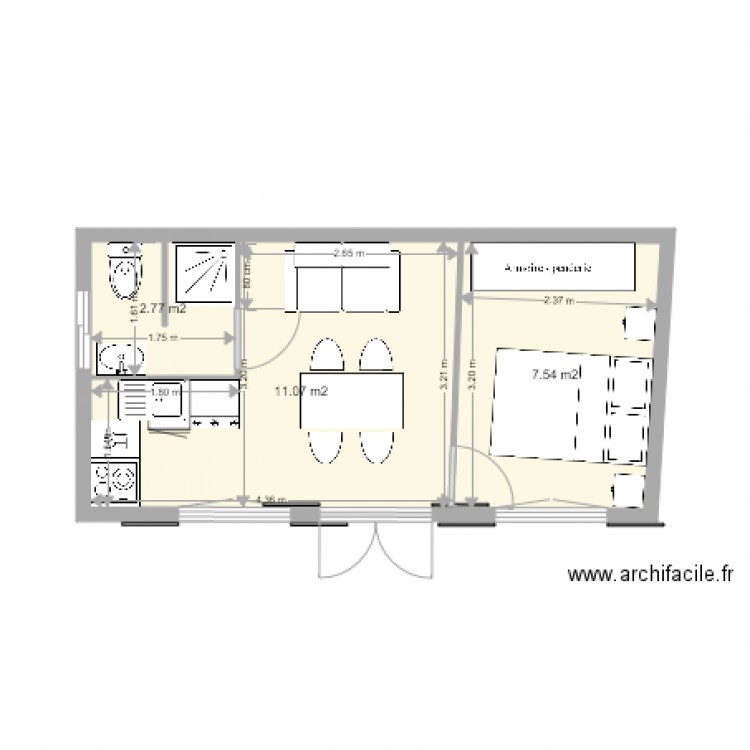 PETITE MAISON MARC MEUBLES . Plan de 0 pièce et 0 m2