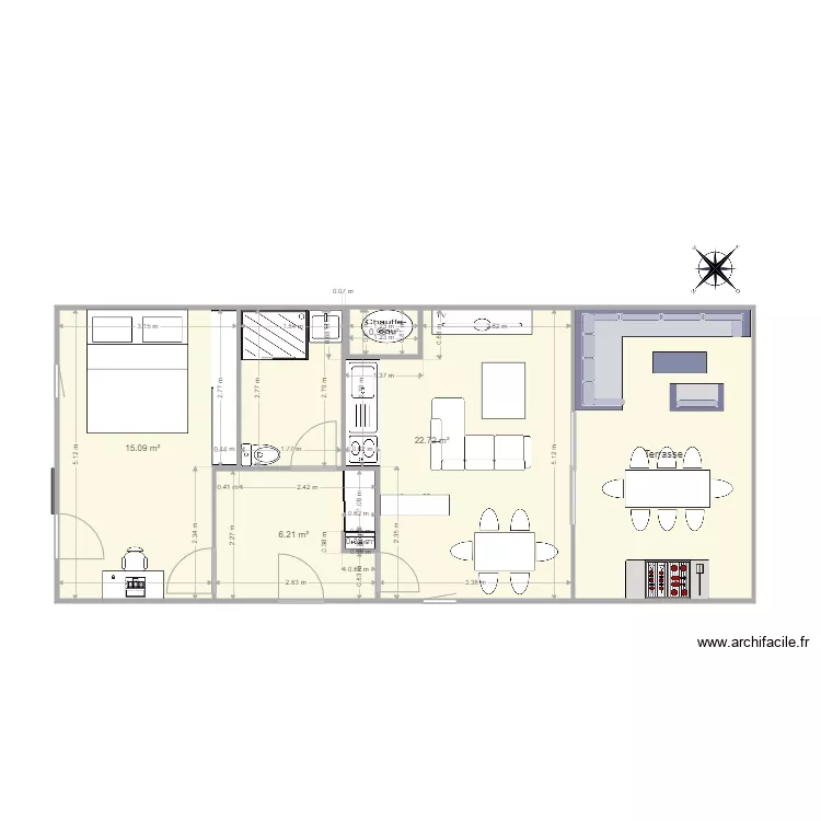 Plan appart. Plan de 