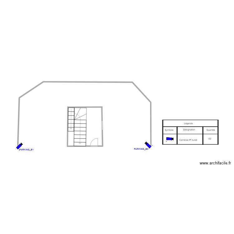 Plan ajout de 02 cameras launa p. Plan de 0 pièce et 0 m2