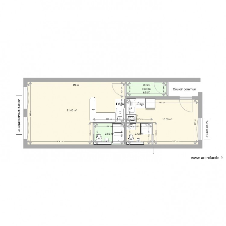 152 ST DENIS RENOVE. Plan de 0 pièce et 0 m2