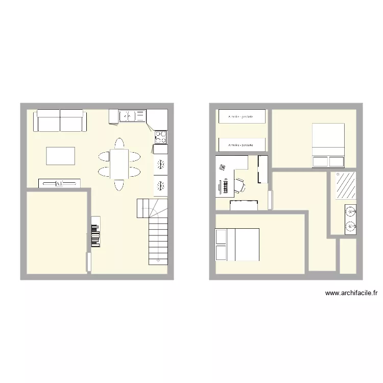 Plan maison 85. Plan de 
