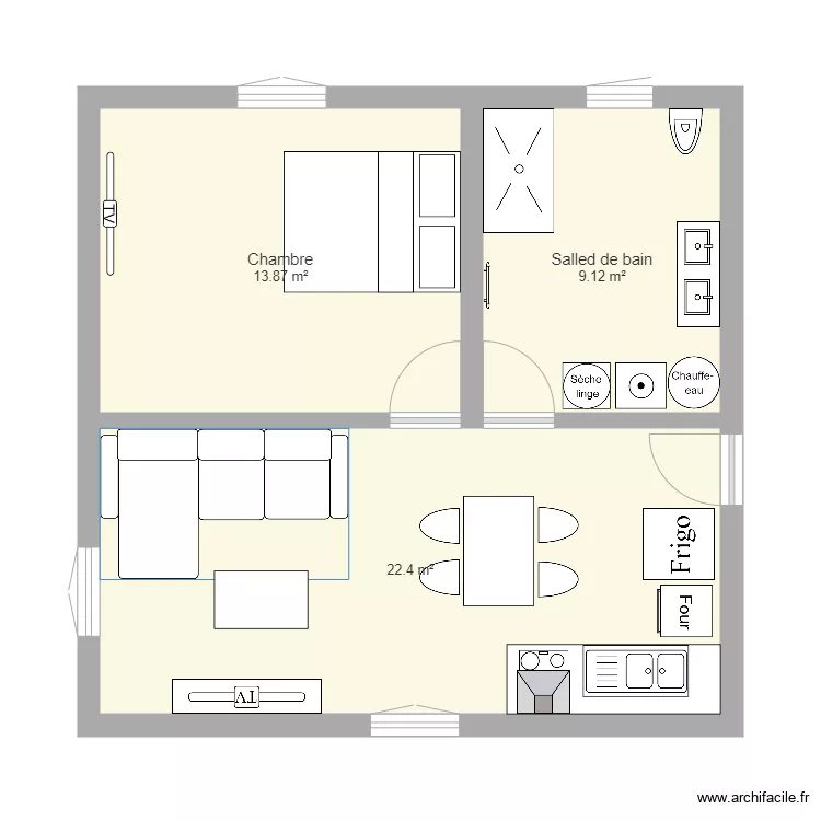 Appartement JEEDOM. Plan de Appartement JEEDOM. Plan de