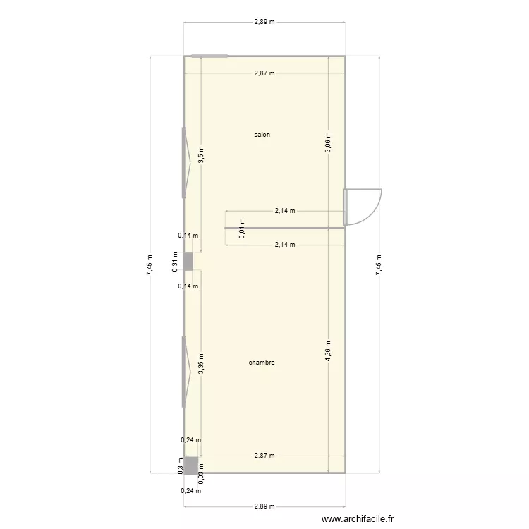 plan 2026 salon + chambre appart montmin. Plan de 1 et 21 m² plan 2026 salon + chambre appart montmin. Plan de 1 et 21 m²