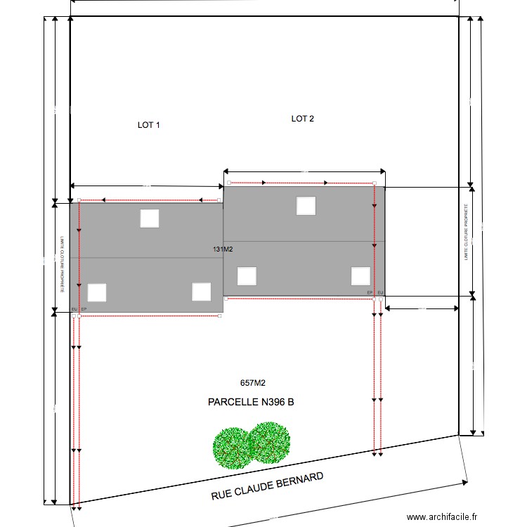 ferte gaucher definitif. Plan de 0 pièce et 0 m2