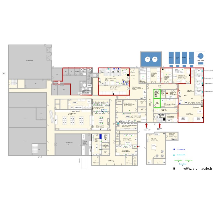 V23 Équipement Agrandissement  21 000p2  V9. Plan de 0 pièce et 0 m2